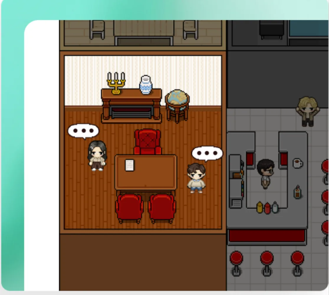 A private zone for confidential conversations